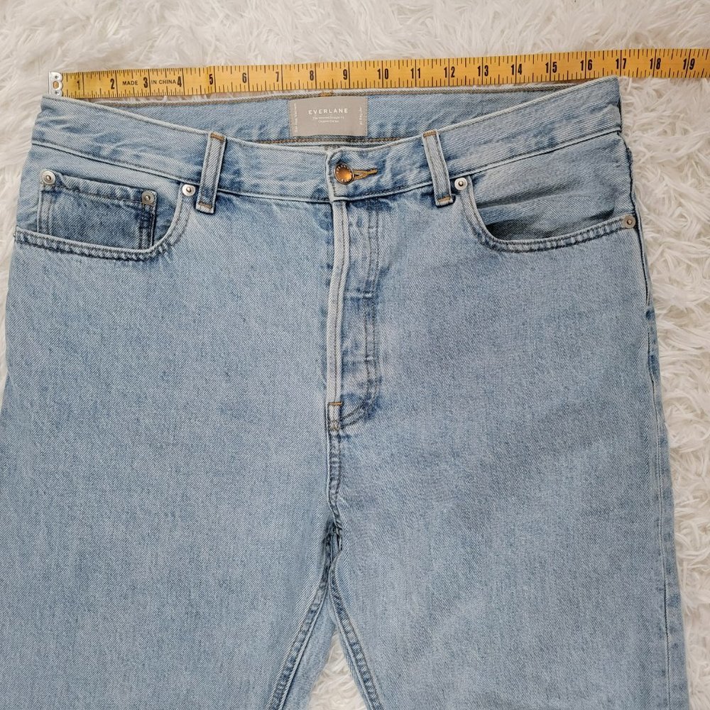 Everlane The Relaxed Straight Fit Organic Cotton Jeans -Size 30R - Picture 7 of 16